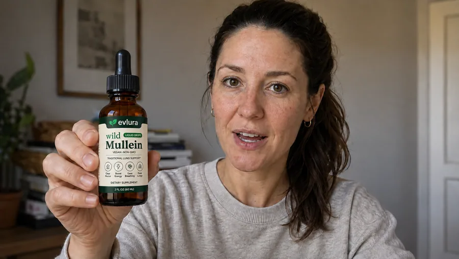 Michelle T., 35 holding Evlura Wild Mullein